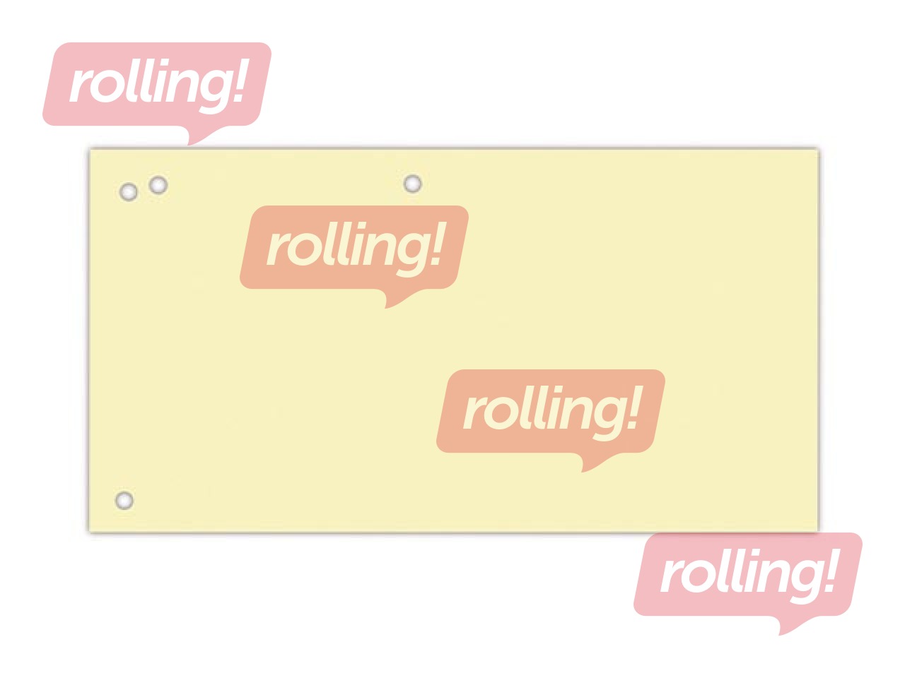 Vahelehed Donau, 235 x 105 mm, papp, 100 tk, kollane