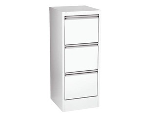 Esselte rippkaantekapp, metallist, 3 sahtlit, valge