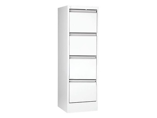 Esselte rippkaantekapp, metallist, 4 sahtlit, valge