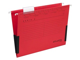 Suspension file pocket Atlanta, Serie-E Atlanta, A4 ,red