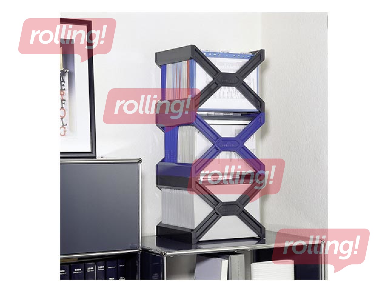 Holder for suspension files Durable, black