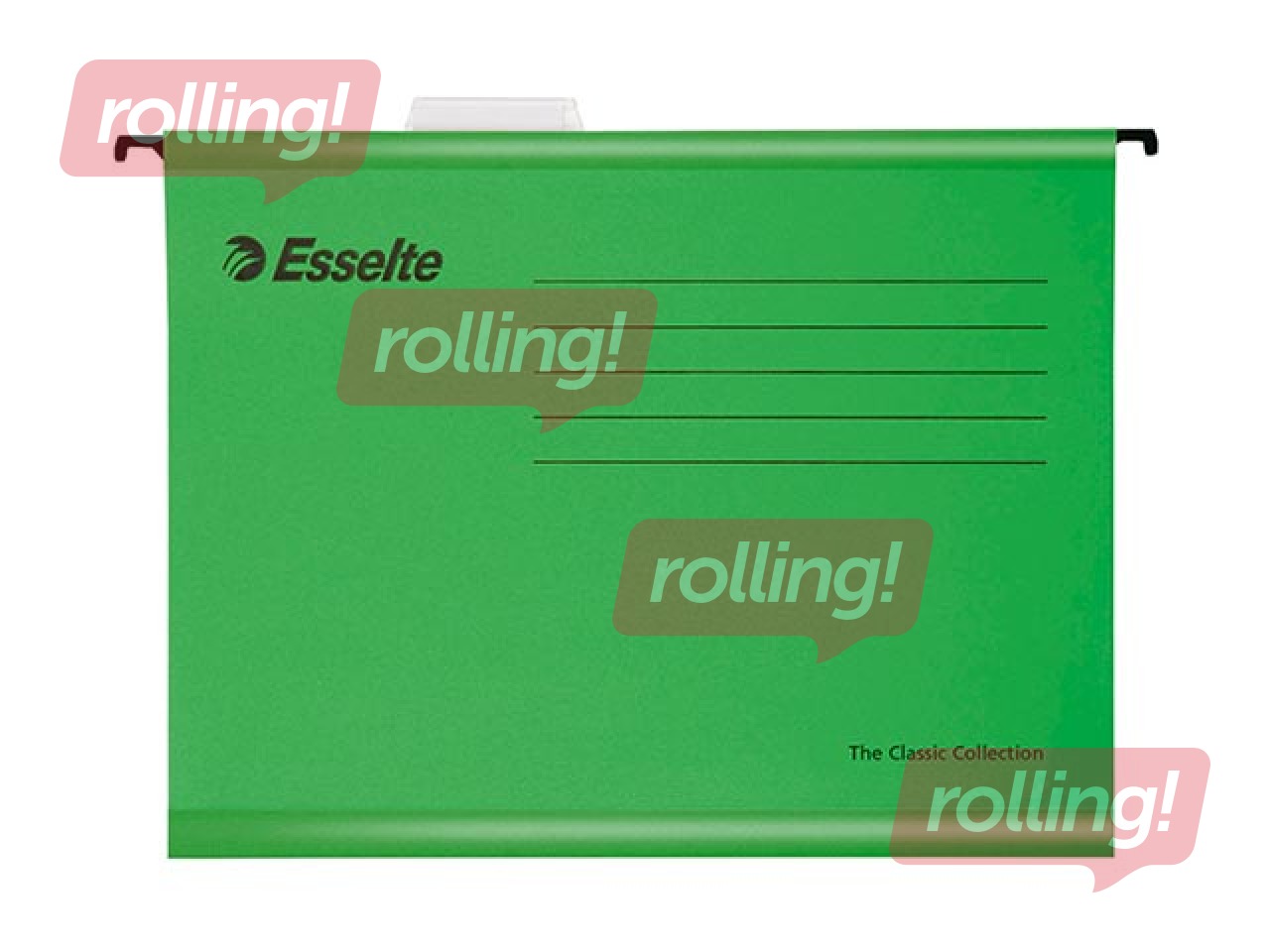 Rippkaaned Esselte Classic, A4, roheline