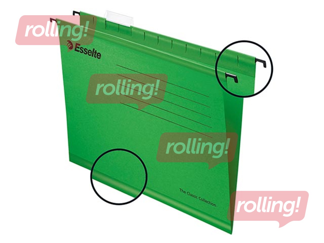 Suspension File Esselte Classic, A4, green