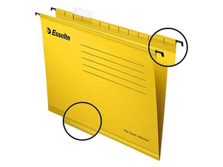 Подвесные папки Esselte Classic, желтые