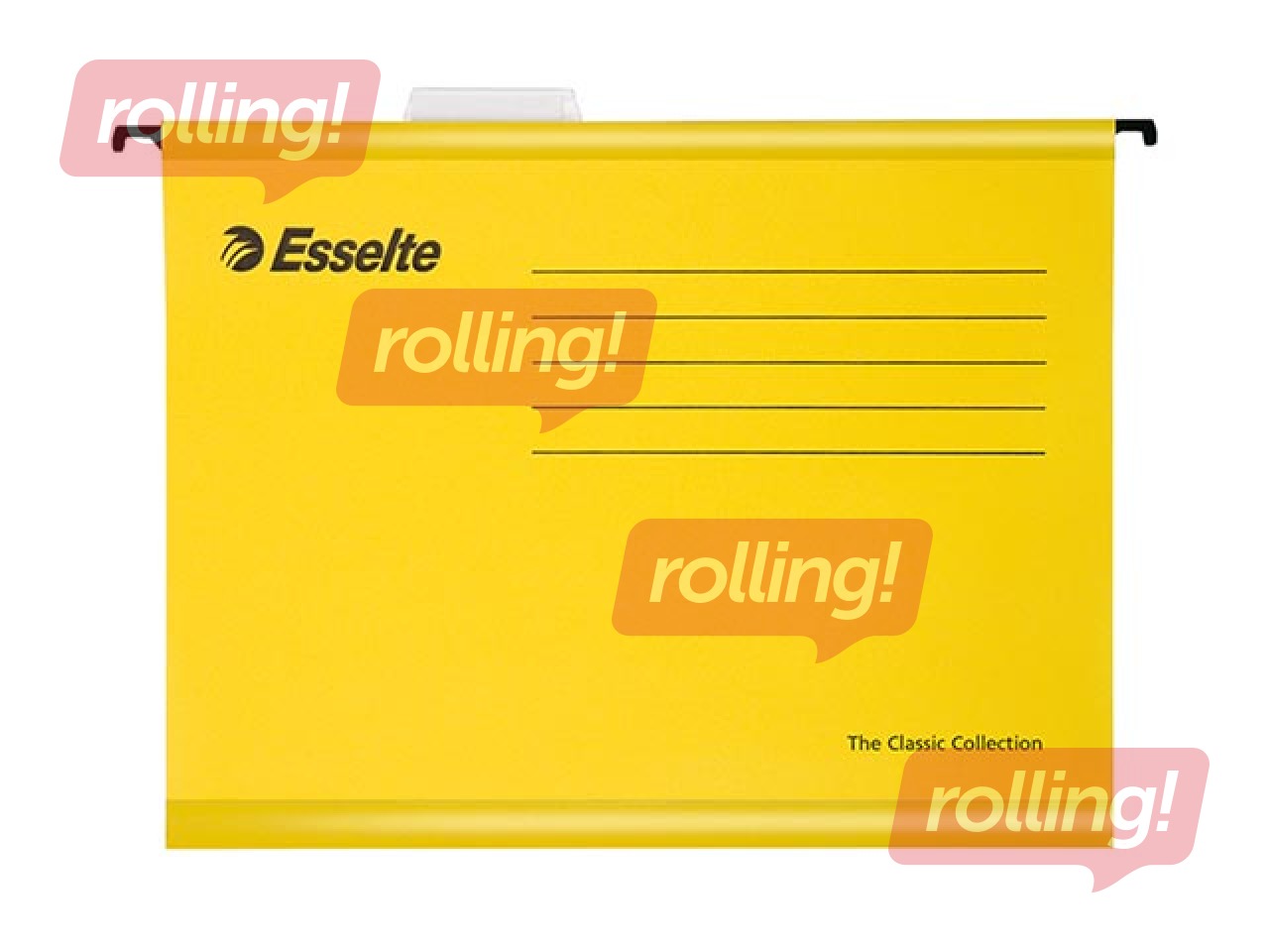 Rippkaaned Esselte Classic, A4, kollane