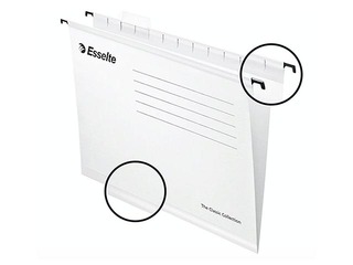 Rippkaaned Esselte Classic, A4, valge 