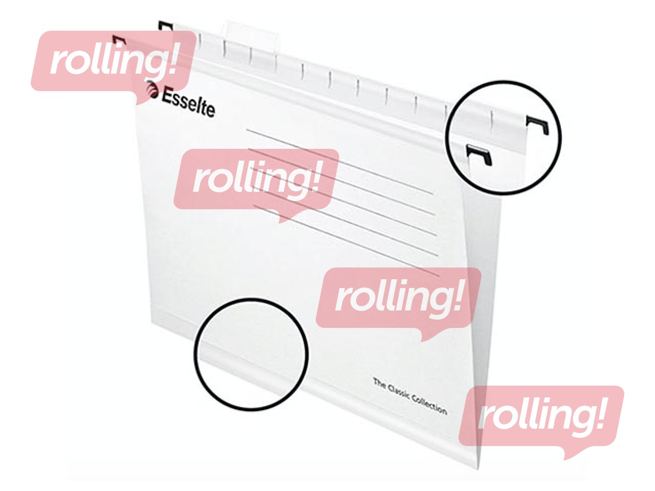 Suspension File Esselte Classic, A4, white 