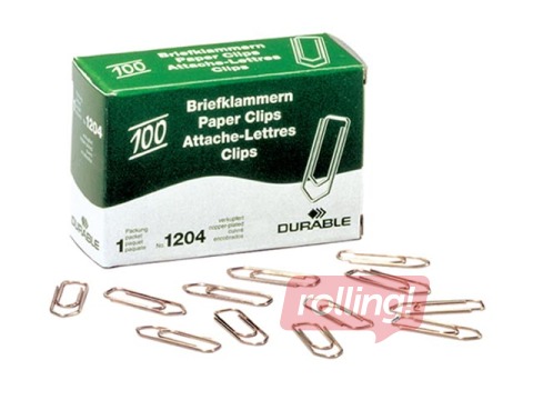 Binder clips Durable, copper color, 32mm, 100 pcs.