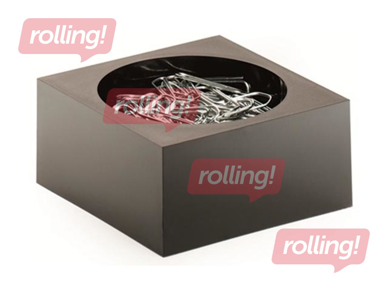 Kirjaklambrite karp Durable Cubo, must