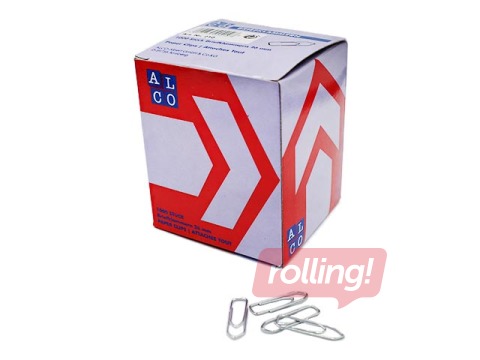 Kirjaklambrid ALCO, hõbedased, 26mm, 1000 tk.