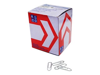 Paper Clips ALCO, zinc coated, 26mm, 1000 pcs.