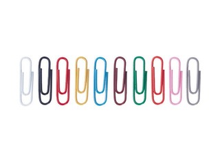 Paper clips ALCO, colored, 26mm, 100 pcs.