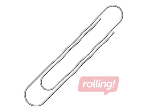 Kirjaklambrid ALCO, tsingitud, 77mm, 100 tk.