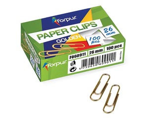 Скобы Forpus, золотой, 26мм, 1000 шт.