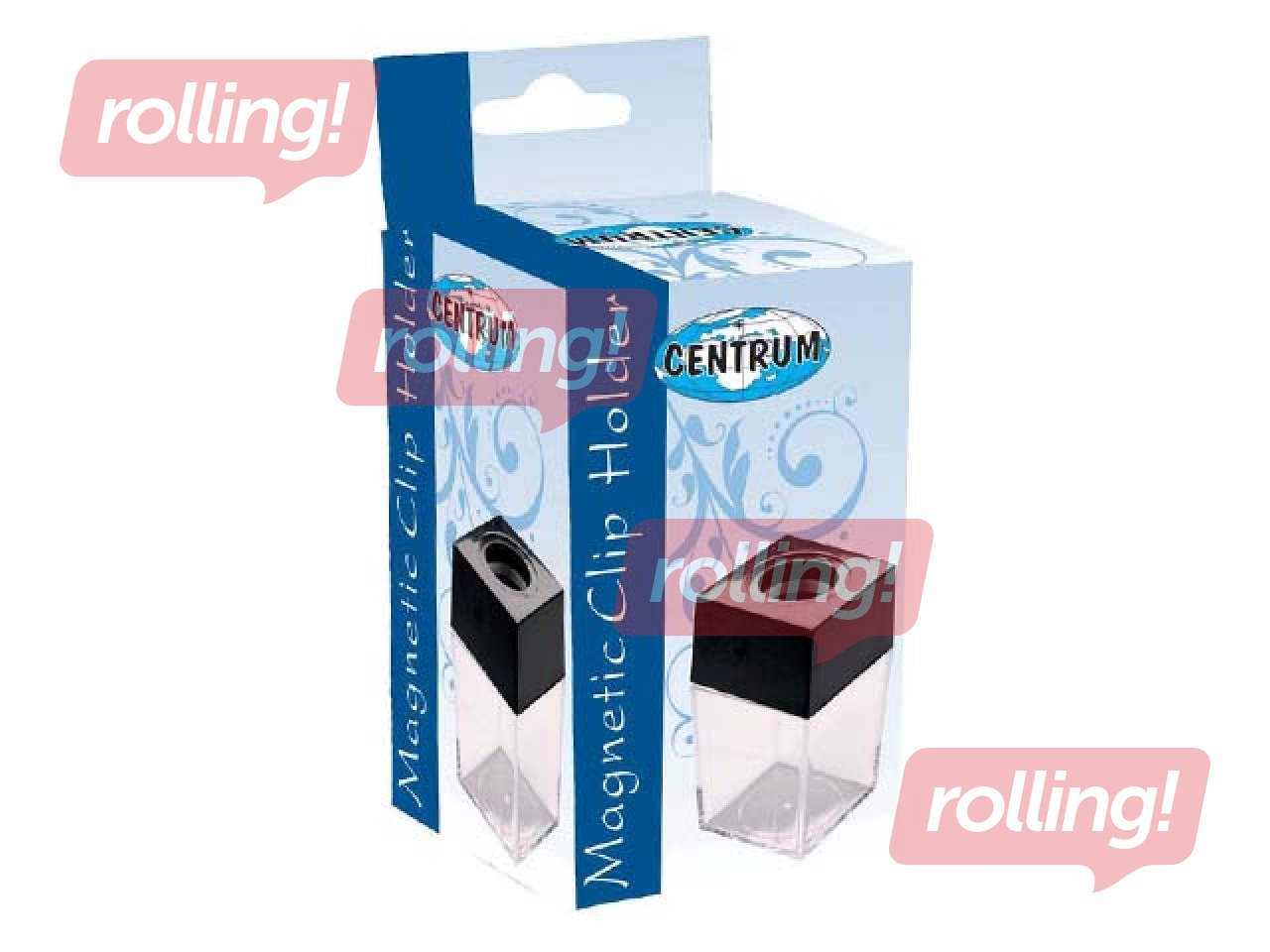Box for paper clips Centrum, magnetic