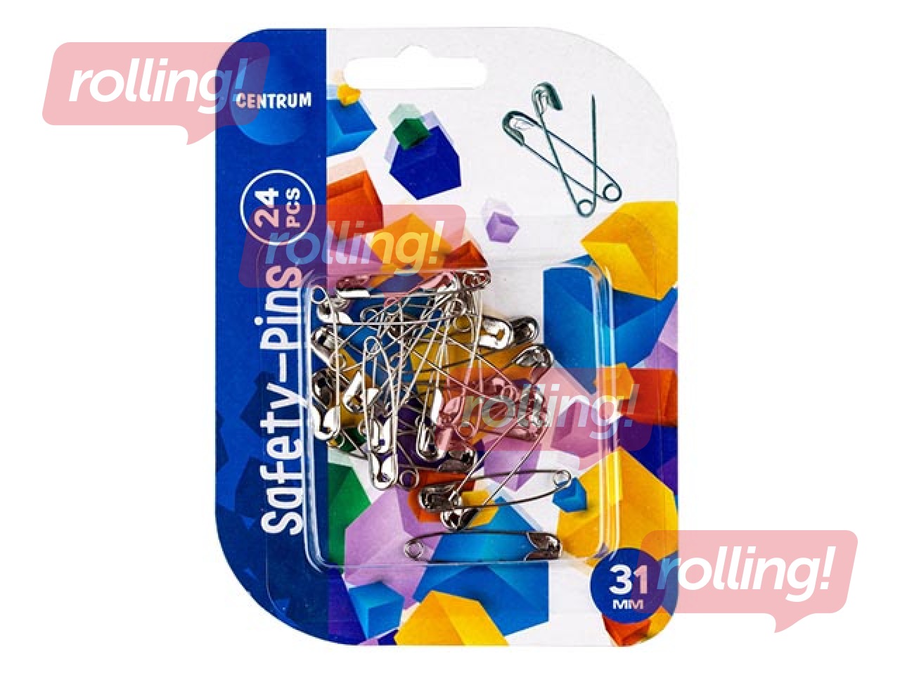 Haaknõelad 31mm, 24 tk.