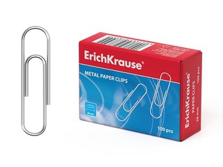 Kirjaklambrid ErichKrause, tsingitud, 28mm, 100 tk.