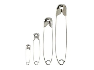 Ingliskeelsed klambrid, erinevad suurused, 64 tk.