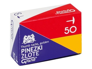 Piespraudes Grand, zeltītas, 50 gab.