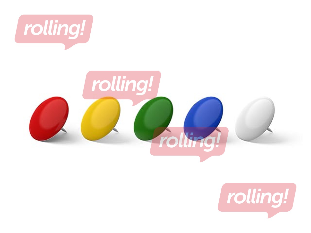 Кнопки ErichKrause, металические, цветные, 15mm, 12 шт.