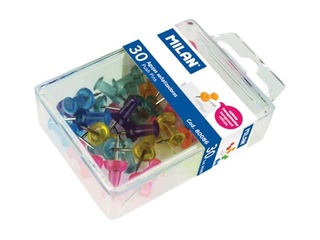 Piespraudes korķa tāfelei Milan, caurspīdīgas, 30 gab.