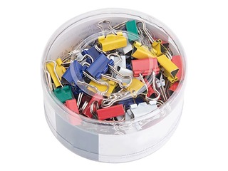 Paberiklambrid  Alco, erinevad suurused, värvilised, 42 tk.