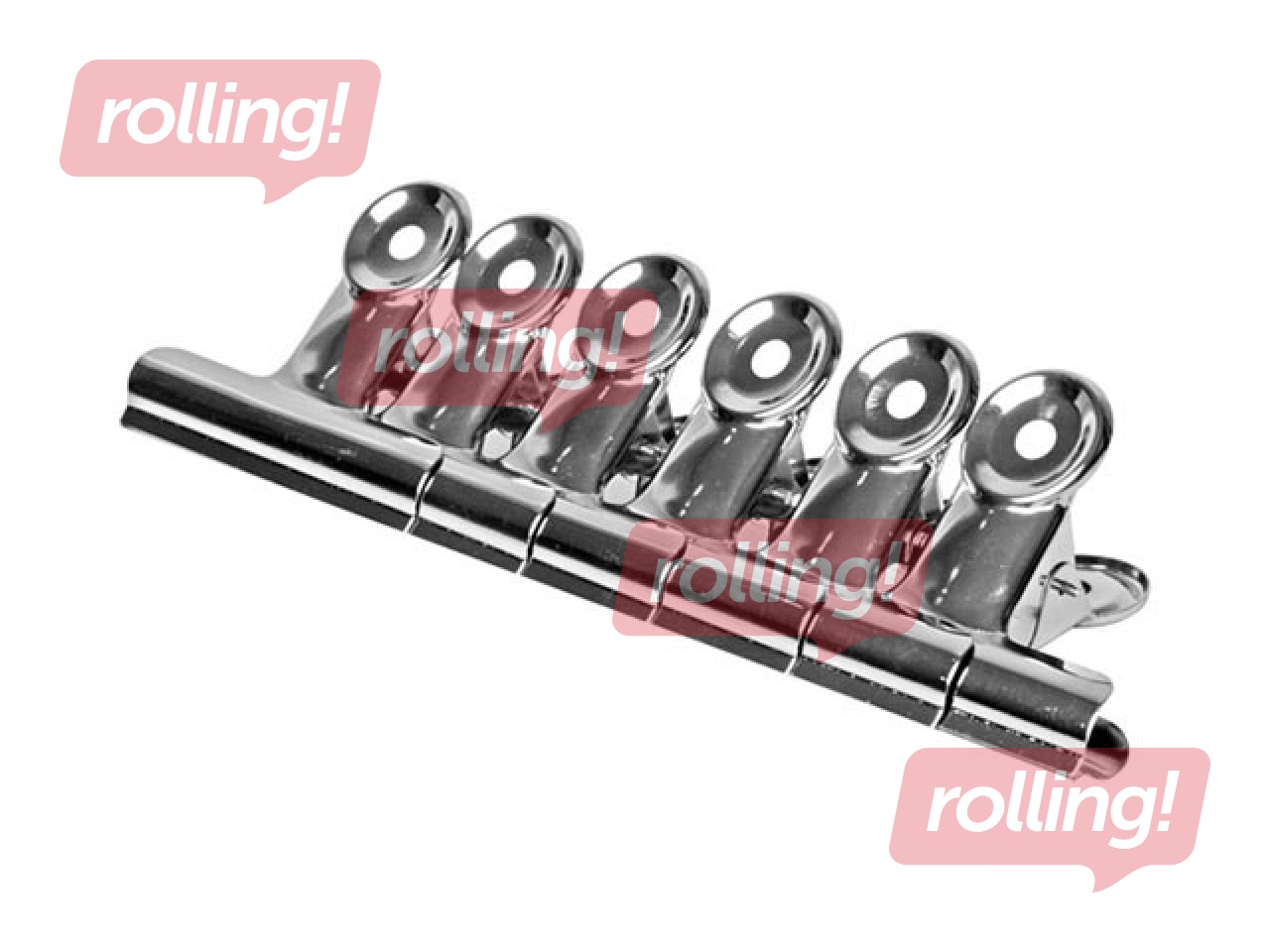 Binder clips Forofis, 50mm, 6 pcs., silver