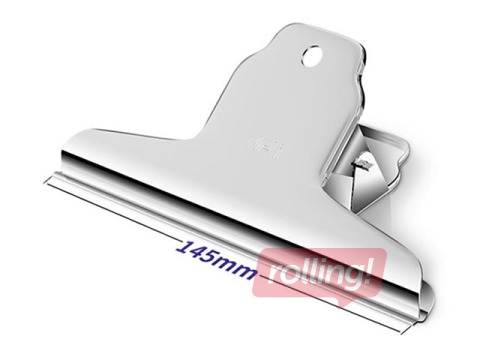 Klambrid Deli, 145mm, hõbedane, 4 tk.