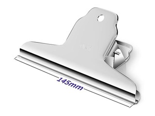 Klambrid Deli, 145mm, hõbedane, 4 tk.