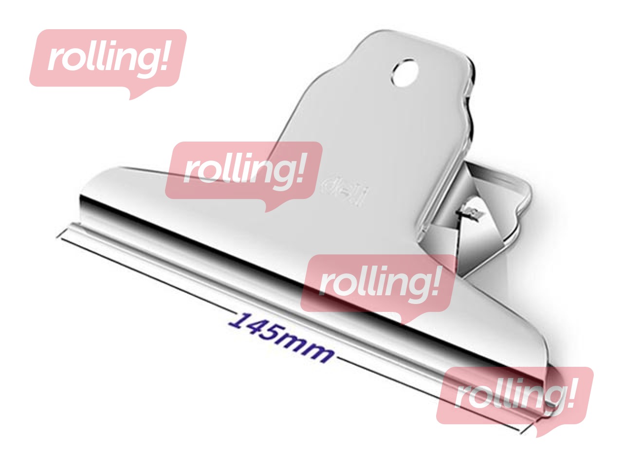 Klambrid Deli, 145mm, hõbedane, 4 tk.