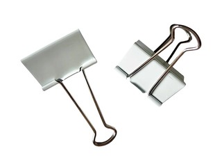 Klipši papīram Alco, 51mm, balti 12 gab.