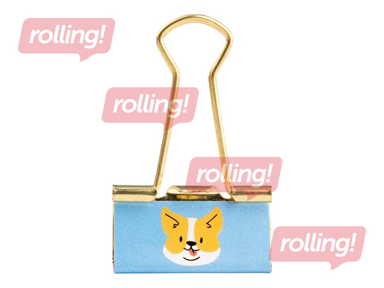 Metallpaberiklambrid Happy Color, koera motiivid erinevates värvides, 6 tk.