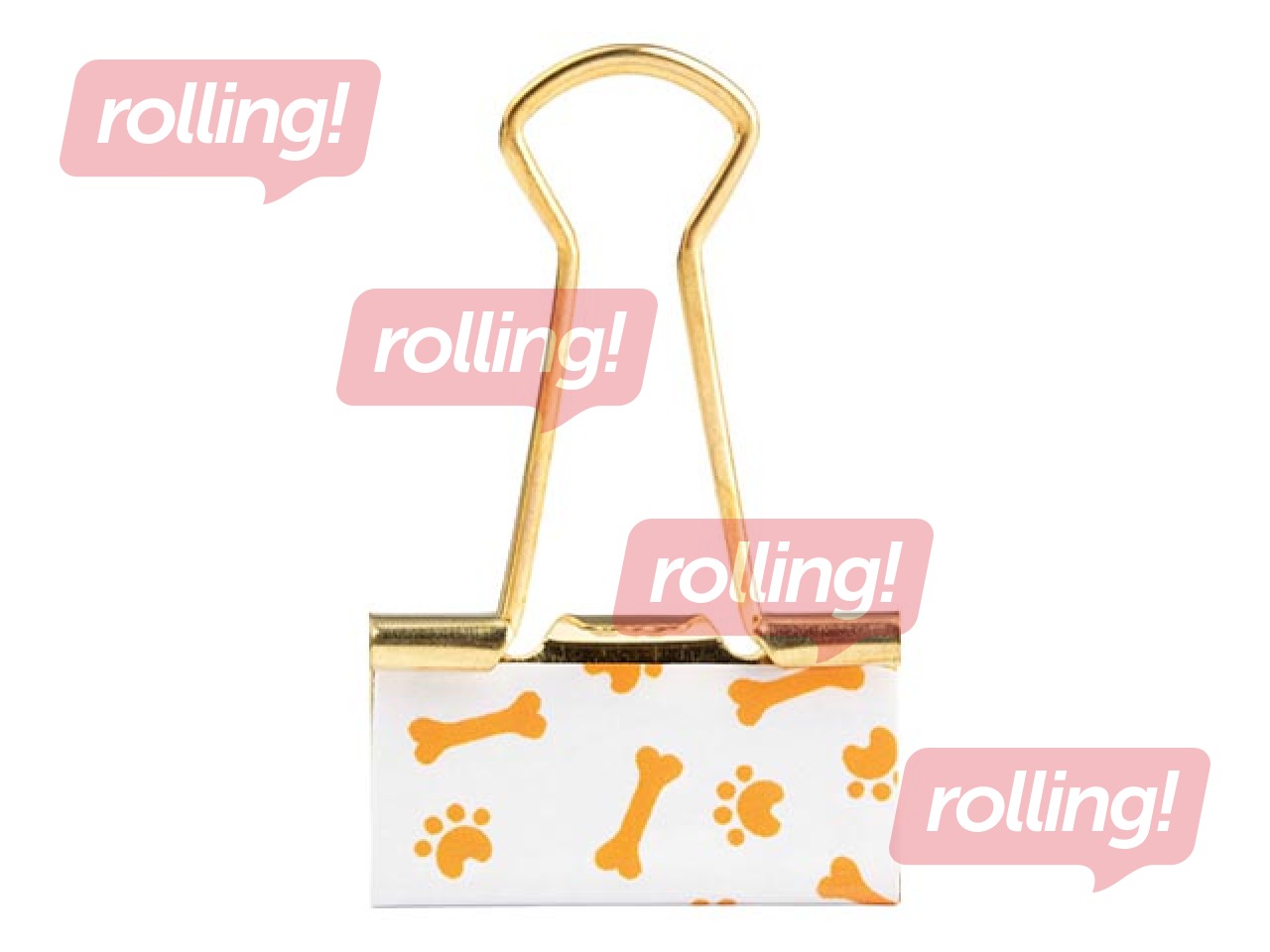 Metallpaberiklambrid Happy Color, koera motiivid erinevates värvides, 6 tk.