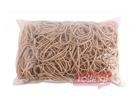 Rubber bands, natural, 40mm, 1kg
