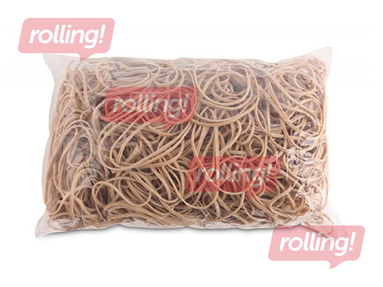 Rubber bands, natural, 60mm, 1kg