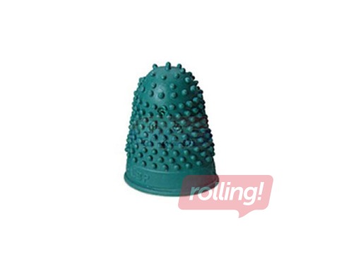 Sõrmekumm Nr.1, roheline, diameeter 15mm, 10 tk.