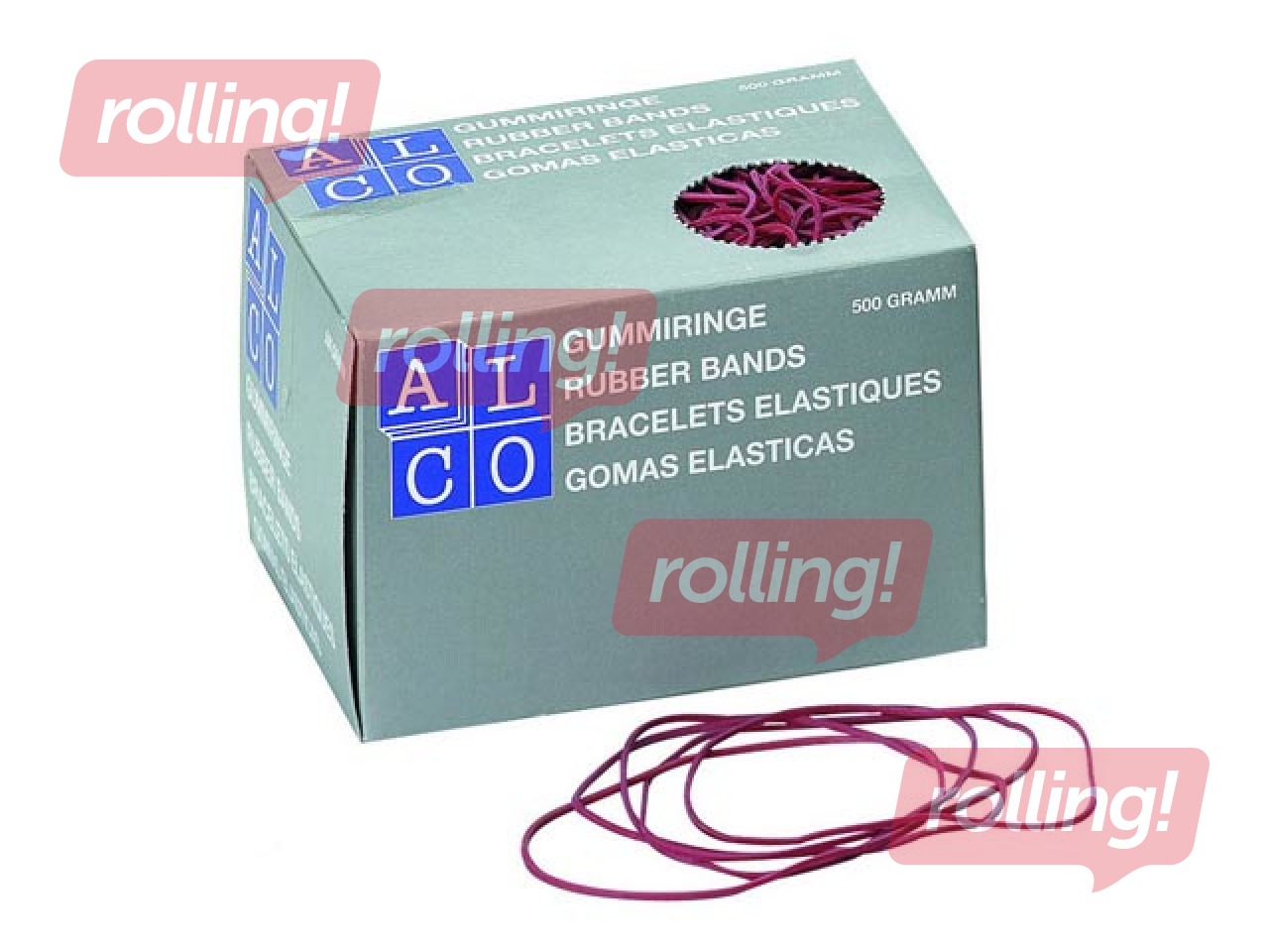 Резинки для денег Alco, 85мм, 500г