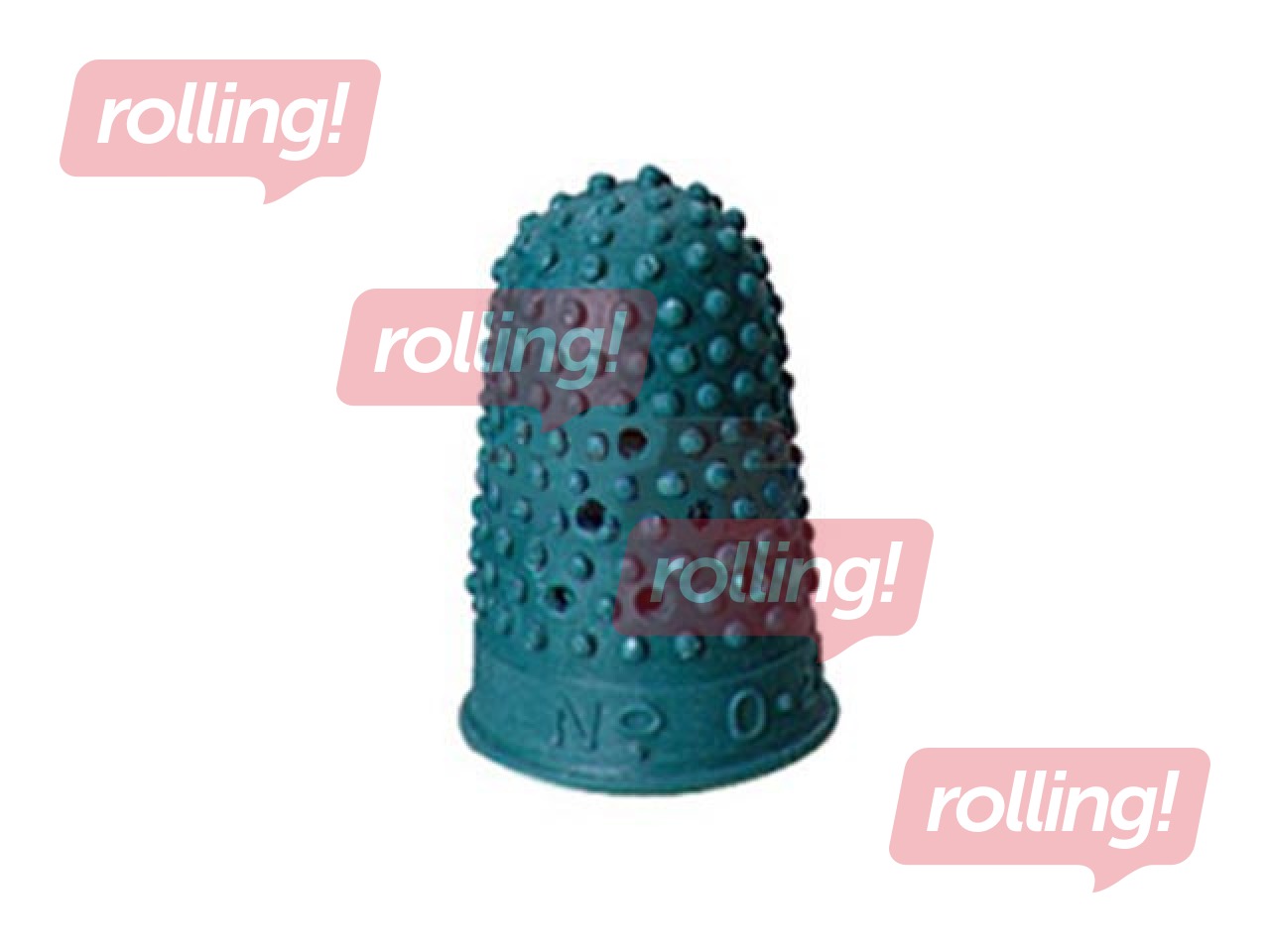 Finger cones Nr.2, green, diameter 17mm, 10 pcs.