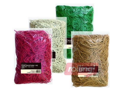 Kummipaelad, naturaalsed, 140mm, 1kg