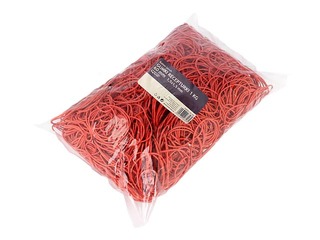 Rubber bands, red, 60mm, 1kg