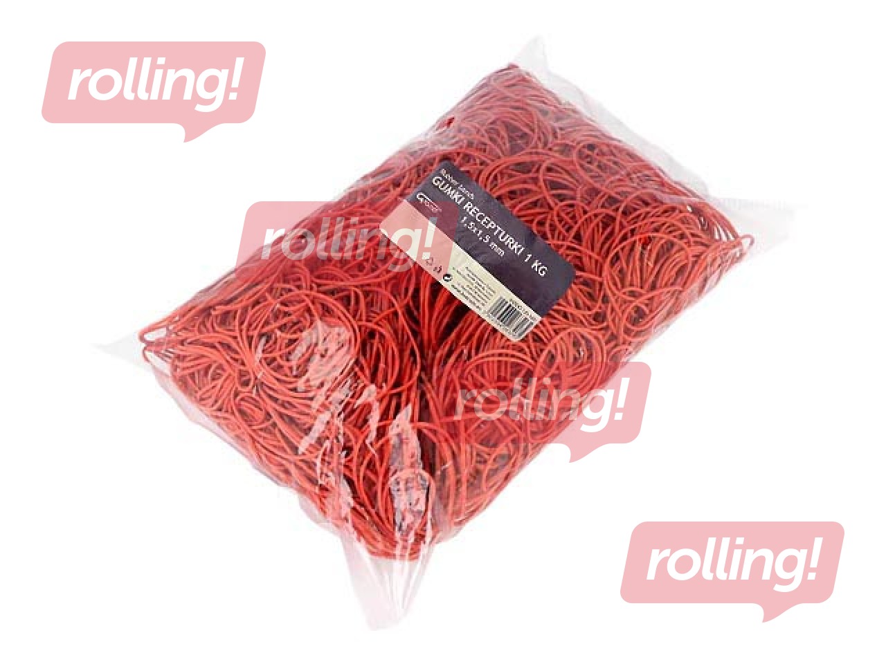 Rahakummid, punased, Ø 100mm, 1kg