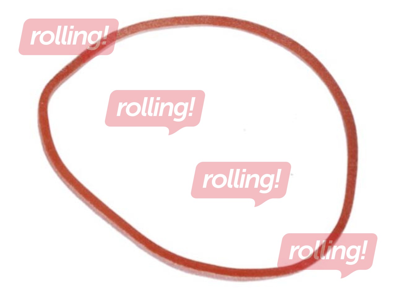 Rubber bands, red, 30mm, 1kg