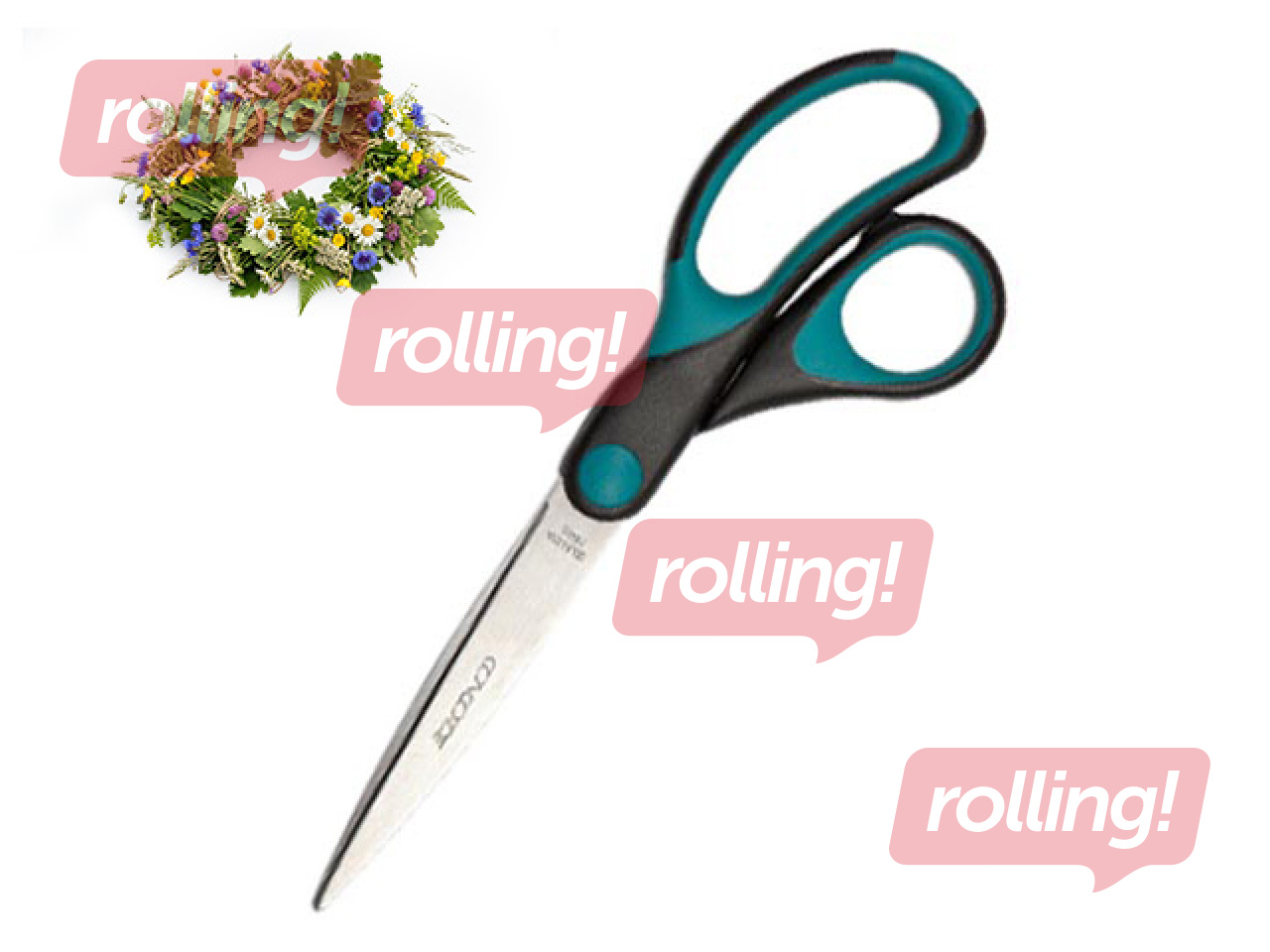 Scissors Concorde, Soft-Grip, 21.5cm + Midsummer gift!