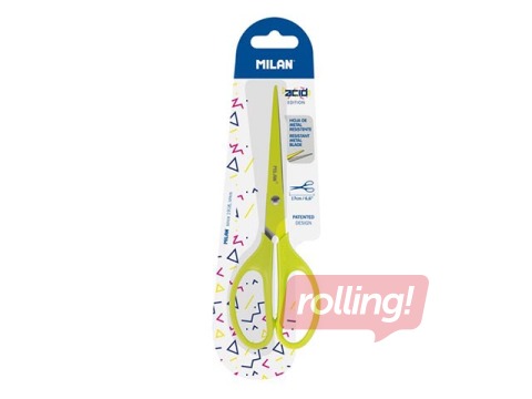 Scissors Milan Acid, yellow, 17cm