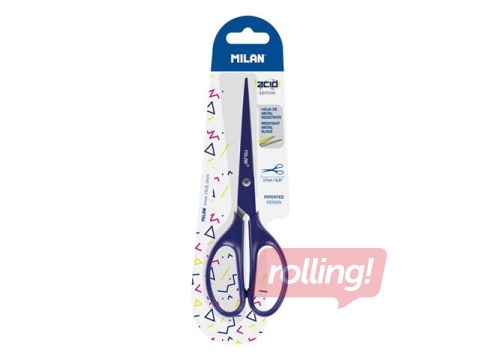 Scissors Milan Acid, blue, 17cm
