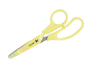 Ножницы для детей Milan Basic Pastel, желтые, 13.4см