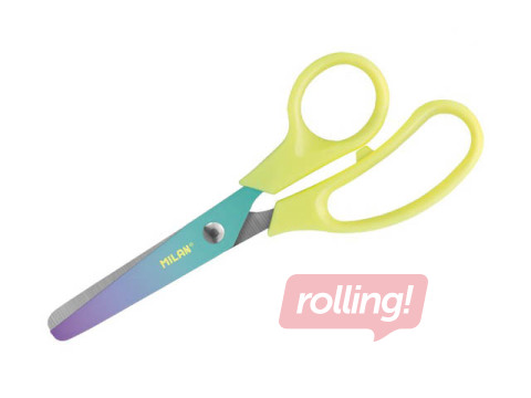 Scissors Milan Sunset, yellow handle, 13.4cm