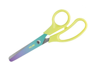 Scissors Milan Sunset, yellow handle, 13.4cm