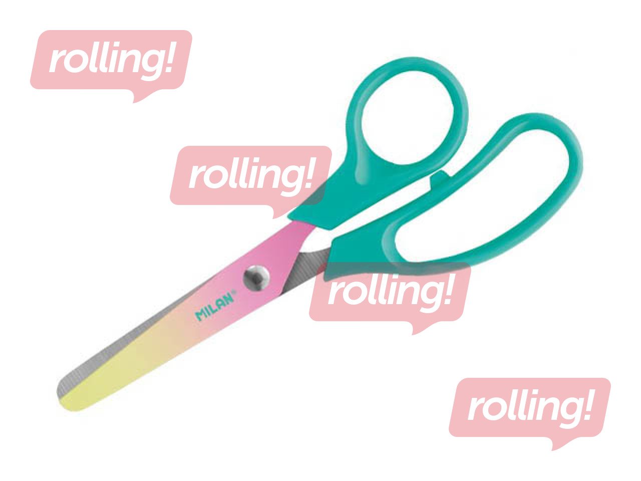 Käärid Milan Sunset, türkiissinine käepide, 13.4cm