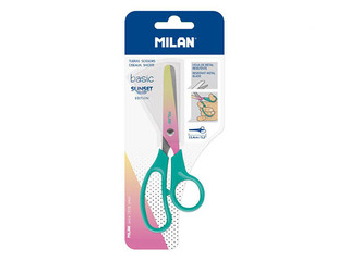 Ножницы Milan Sunset, бирюзовая ручка, 13.4cm